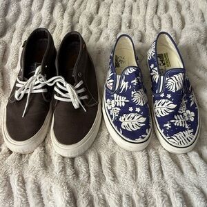 Vans Joel Tudor chukka & vans Elmore surfboard Slip on size 10.5